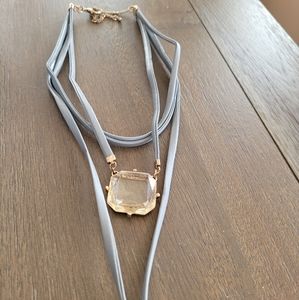 Long Choker Wrap Necklace